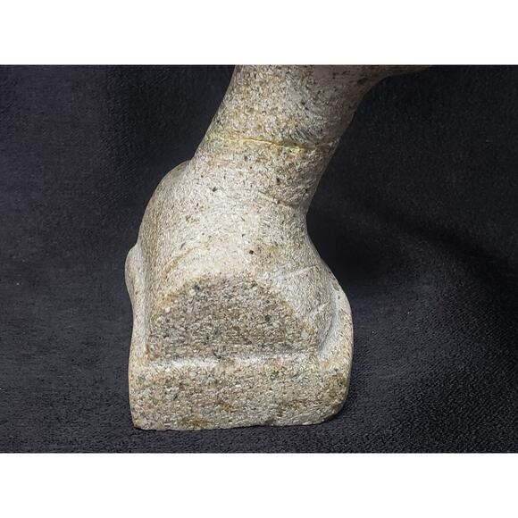 Ancient Egyptian Queen Nefertiti Bust Statue Heavy Granite Stone - Picture 7 of 13